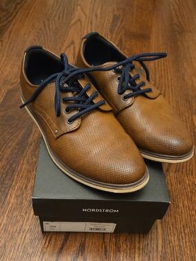 Nordstrom | Shoes | Nordstrom Rack Boys Brown Velcro Dress Shoes 1 Kids  Toddler | Poshmark